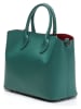 Victor & Hugo Paris Leren handtas "Nisa" groen - (B)31 x (H)14 cm