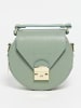 Victor & Hugo Paris Leder-Umhängetasche "Polly" in Mint - (B)16 x (H)22 x (T)8,5 cm