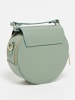 Victor & Hugo Paris Leder-Umhängetasche "Polly" in Mint - (B)16 x (H)22 x (T)8,5 cm