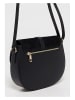 Victor & Hugo Paris Leder-Umhängetasche "Amel" in Schwarz - (B)22,5 x (H)18,5 x (T)6 cm