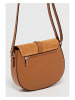 Victor & Hugo Paris Skórzana torebka "Amel" w kolorze karmelowym - 22,5 x 18,5 x 6 cm