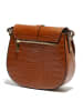 Victor & Hugo Paris Leder-Umhängetasche "Kara" in Camel  - (B)22 x (H)18 x (T)6 cm