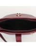 Victor & Hugo Paris Leder-Umhängetasche "Elise" in Bordeaux - (B)22 x (H)23 x (T)13 cm