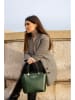 Victor & Hugo Paris Leren handtas "Cavoli" groen - (B)30 x (H)20,5 x (D)14,5 cm
