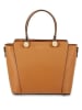 Victor & Hugo Paris Leder-Henkeltasche "Cavoli" in Camel - (B)30 x (H)20,5 x (T)14,5 cm