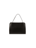 Victor & Hugo Paris Leder-Henkeltasche "Vecy" in Schwarz - (B)26 x (H)13 x (T)3 cm