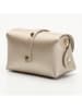 Victor & Hugo Paris Leder-Umhängetasche "Zephyr" in Beige - (B)16 x (H)10 x (T)9 cm