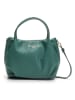 Victor & Hugo Paris Leder-Henkeltasche "Allegra" in Grün - (B)30 x (H)20 x (T)14 cm