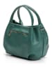 Victor & Hugo Paris Leren handtas "Allegra" groen - (B)30 x (H)20 x (D)14 cm