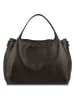 Victor & Hugo Paris Leder-Henkeltasche "Allegra" in Schwarz - (B)30 x (H)20 x (T)14 cm