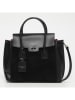Victor & Hugo Paris Leren handtas "Jane" zwart - (B)36 x (H)35 x (D)24 cm