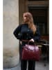 Victor & Hugo Paris Leren handtas "Jane" bordeaux - (B)36 x (H)35 x (D)24 cm