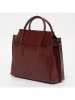 Victor & Hugo Paris Leder-Henkeltasche "Jane" in Bordeaux - (B)36 x (H)35 x (T)24 cm