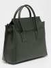 Victor & Hugo Paris Leren handtas "Jane" donkergroen - (B)36 x (H)34 x (D)24 cm