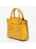 Victor & Hugo Paris Leren handtas "Jeny" geel - (B)25 x (H)19 x (D)7 cm