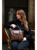 Victor & Hugo Paris Leren handtas "Jeny" bruin - (B)25 x (H)19 x (D)7 cm