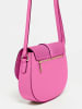 Victor & Hugo Paris Leder-Umhängetasche in Pink - (B)22 x (H)18 x (T)6 cm