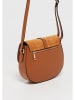 Victor & Hugo Paris Skórzana torebka w kolorze karmelowym - 22 x 18 x 6 cm
