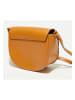 Victor & Hugo Paris Leder-Umhängetasche "Christian" in Camel - (B)26 x (H)16 x (T)9 cm
