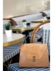 Victor & Hugo Paris Leren handtas "Shak" camel - (B)23,5 x (H)20 x (D)10 cm