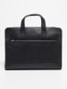 Victor & Hugo Paris Leren businesstas "Lupo" zwart - (B)38 x (H)28 x (D)4 cm