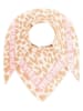 Zwillingsherz Dreieckstuch "Doppel Leo" in Beige/ Creme - (L)200 x (B)130 cm