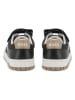 BOSS Leder-Sneakers in Schwarz