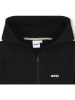 BOSS Sweatjacke in Schwarz