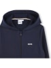 BOSS Sweatjacke in Dunkelblau