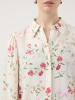 YAS Bluse in Weiß/ Pink