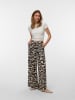 Vero Moda Hose in Beige/ Schwarz