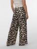 Vero Moda Hose in Beige/ Schwarz