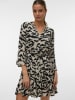 Vero Moda Kleid in Beige/ Schwarz