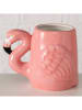 Boltze Kubek jumbo "Flamingo" w kolorze jasnoróżowym - 500 ml