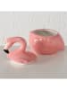 Boltze Vorratsdose "Flamingo" in Rosa - (H)16 cm