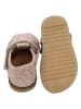 POM POM Leren enkelsandalen beige