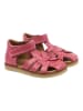 POM POM Leder-Halbsandalen in Pink