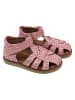 POM POM Leder-Halbsandalen in Pink