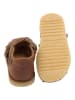 POM POM Leren enkelsandalen lichtbruin