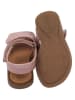 POM POM Leder-Sandalen in Rosa