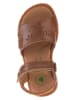 El Naturalista Leder-Sandalen in Hellbraun