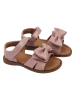 POM POM Leder-Sandalen in Rosa