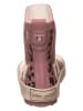 POM POM Gummistiefel in Rosa/ Schwarz