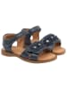 POM POM Leren sandalen donkerblauw