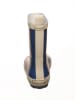 POM POM Rubberlaarzen blauw/beige