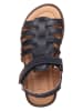 POM POM Leren sandalen donkerblauw