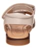 POM POM Leder-Sandalen in Beige