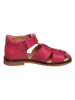POM POM Leder-Halbsandalen in Pink