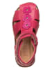 POM POM Leder-Halbsandalen in Pink
