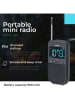 Adler Mini radio USB w kolorze czarnym